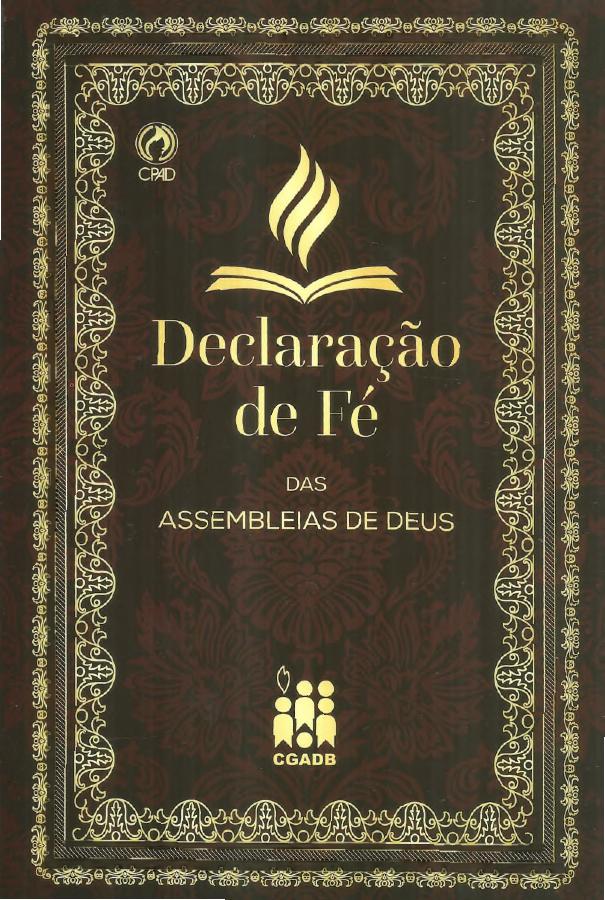 Capa do PDF Declaração de Fé