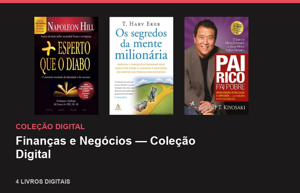 Finanças e Negócios — Coleção Digital