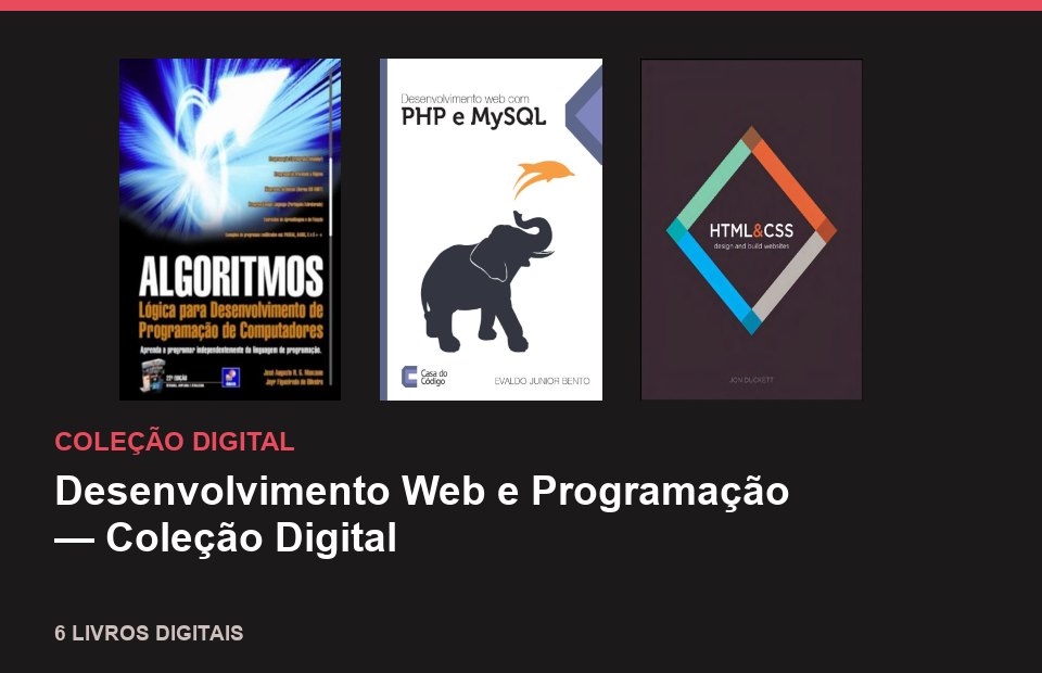 Desenvolvimento Web e Programação — Coleção Digital