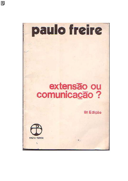 Extensão ou Comunicação