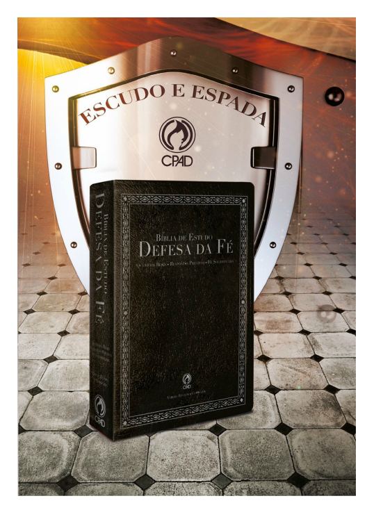 Capa de Comentário Bíblico — Biblia De Estudo Defesa Da Fe