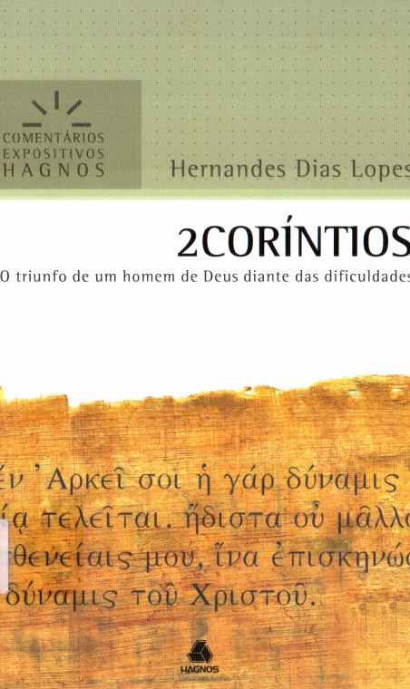 Comentário Expositivo: 2 Coríntios