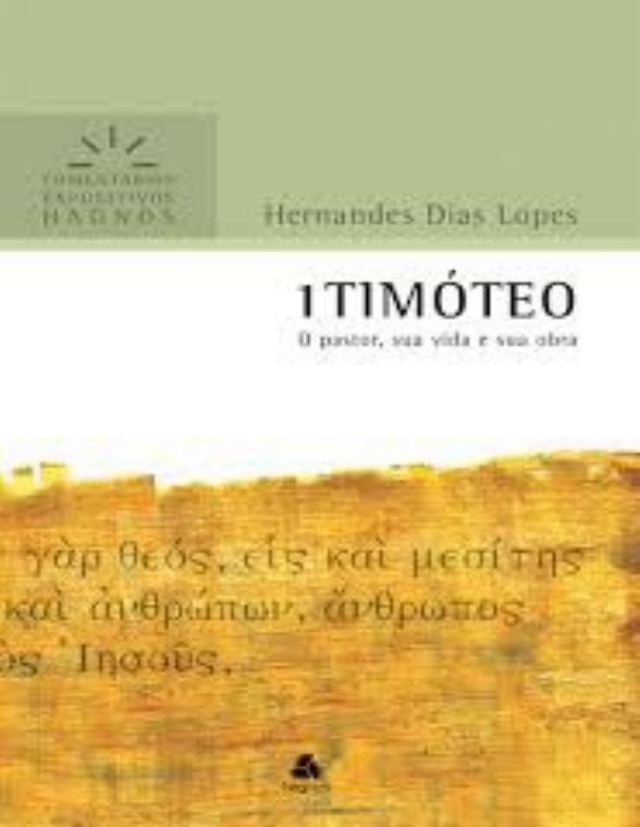Comentário Expositivo: 1 Timóteo