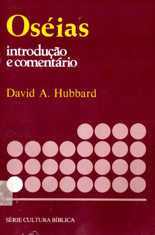 Capa de 1 OSEIAS - Introdução e comentario