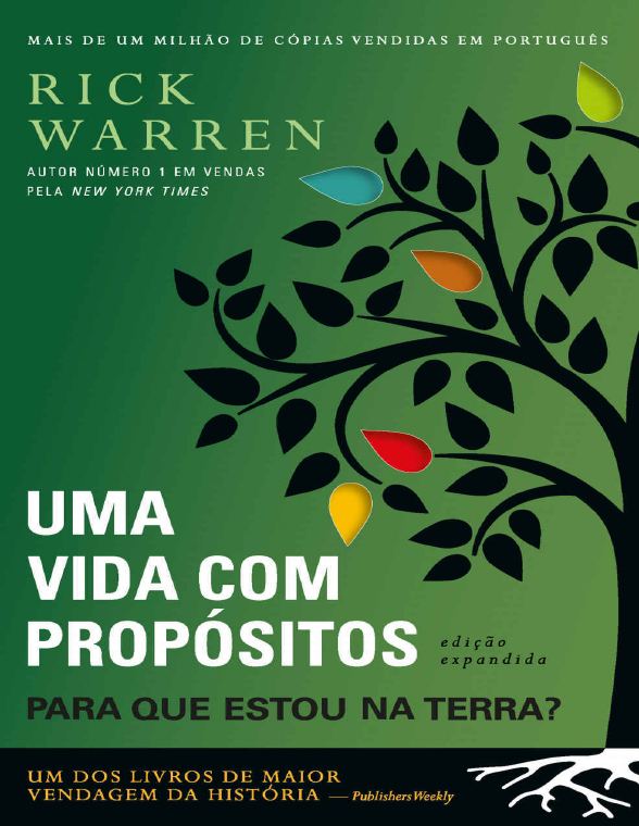 Capa de Uma Vida com Propósitos: Para que Estou na Terra?