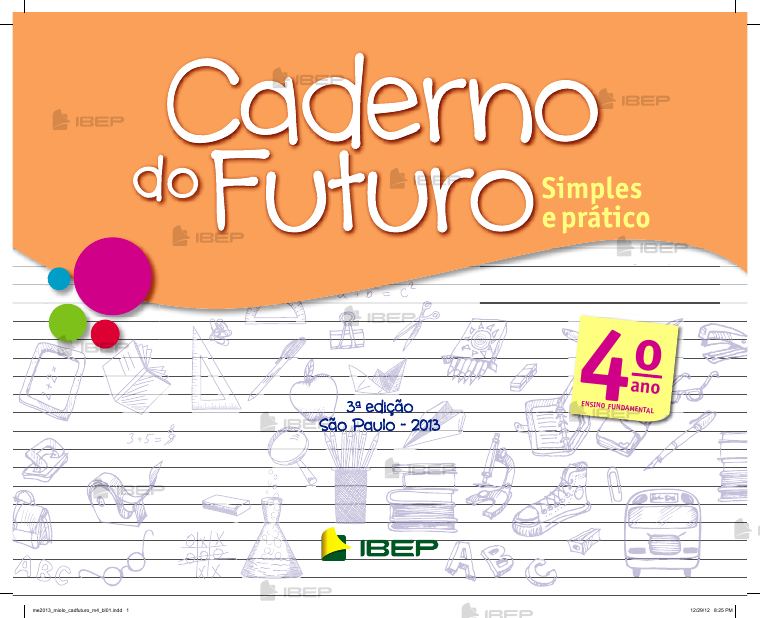 Caderno do Futuro — Matemática 4º ano — Livro do Aluno